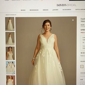 Worn once wedding dress, altered,& cleaned.